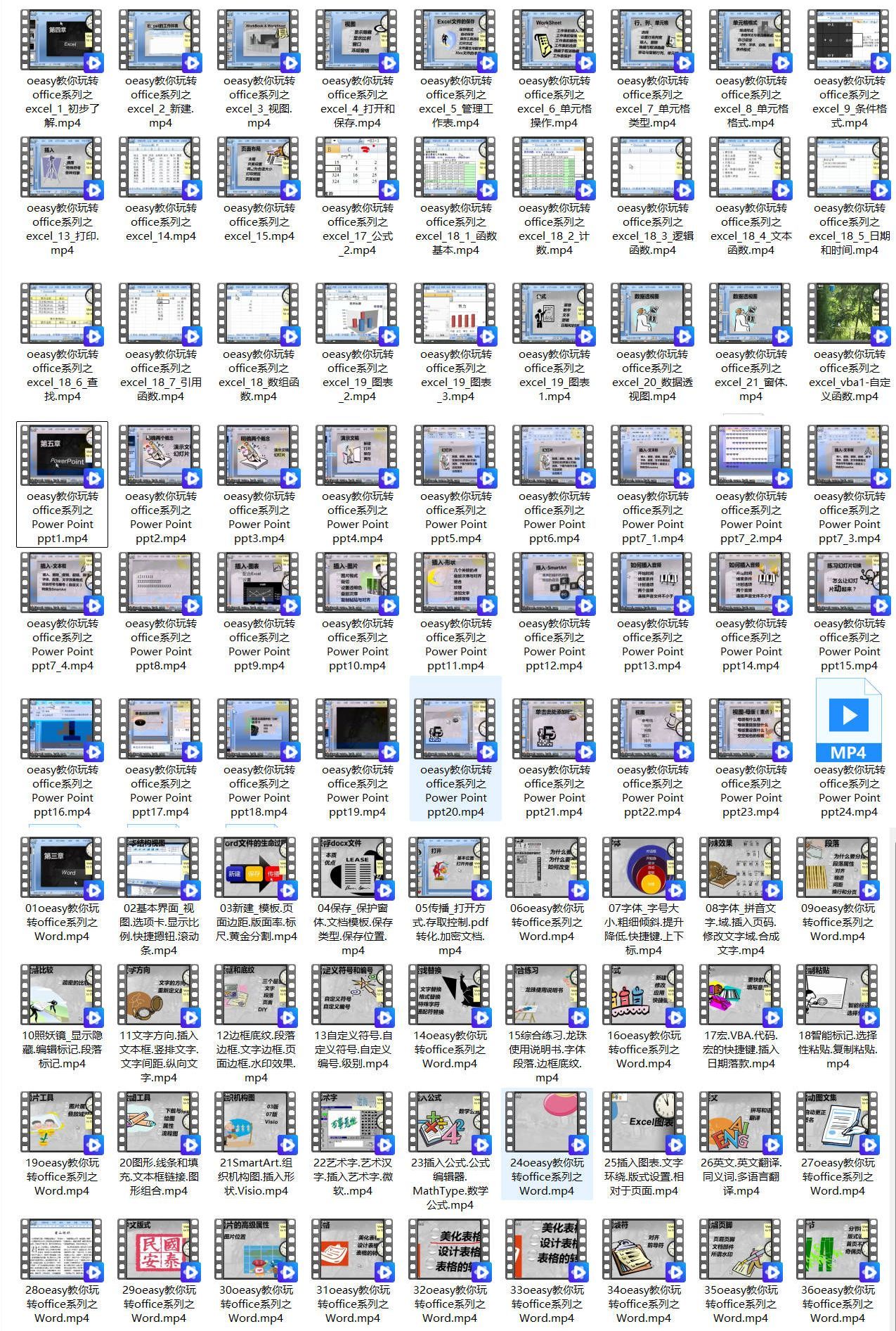office全套课程 Excel&PPT&Word入门到精通-副业心选