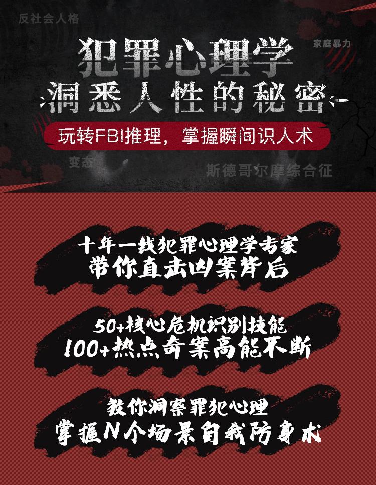 玩转FBI推理，掌握瞬间识人术-副业心选
