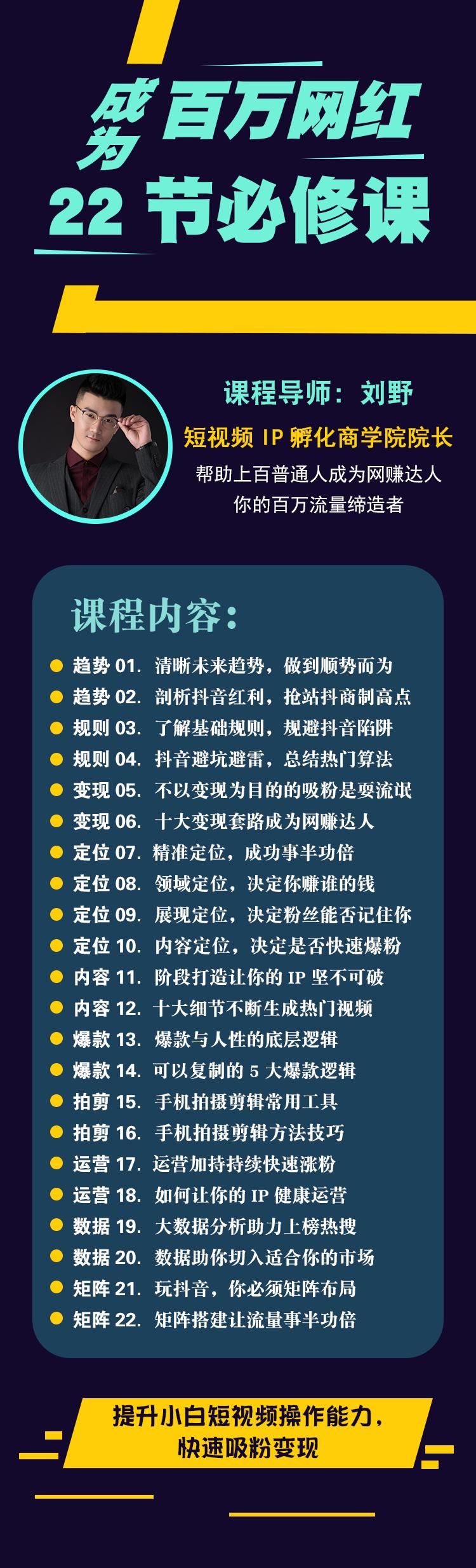 千万粉丝操盘手教你做抖音-副业心选