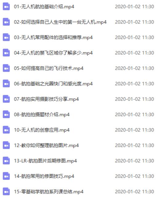 零基础学习无人机航拍教程 - 副业心选-副业心选