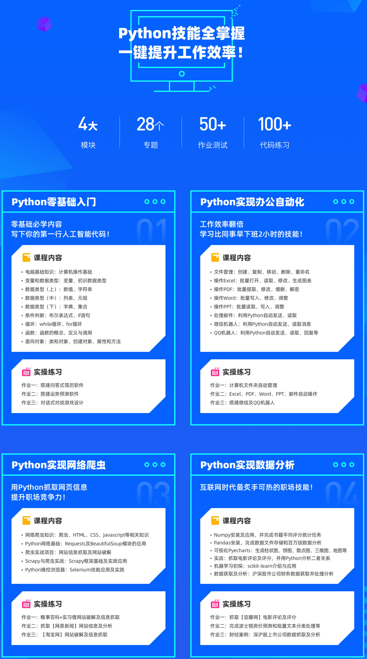 职场人必学的Python技能课-副业心选
