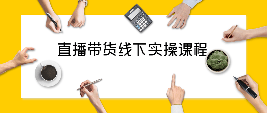 直播带货线下实操视频课程-副业心选