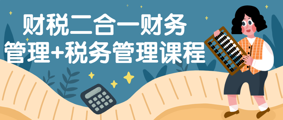 财税二合一财务管理+税务管理课程-副业心选
