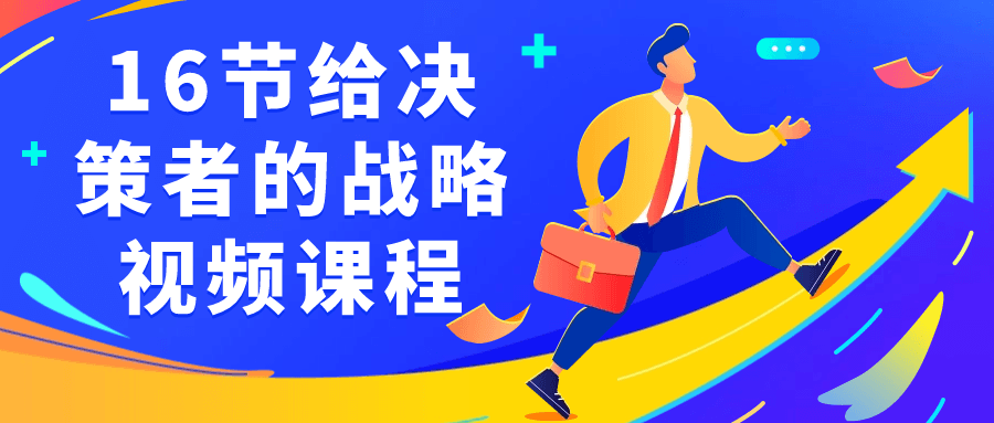 16节给决策者的战略视频课程-副业心选