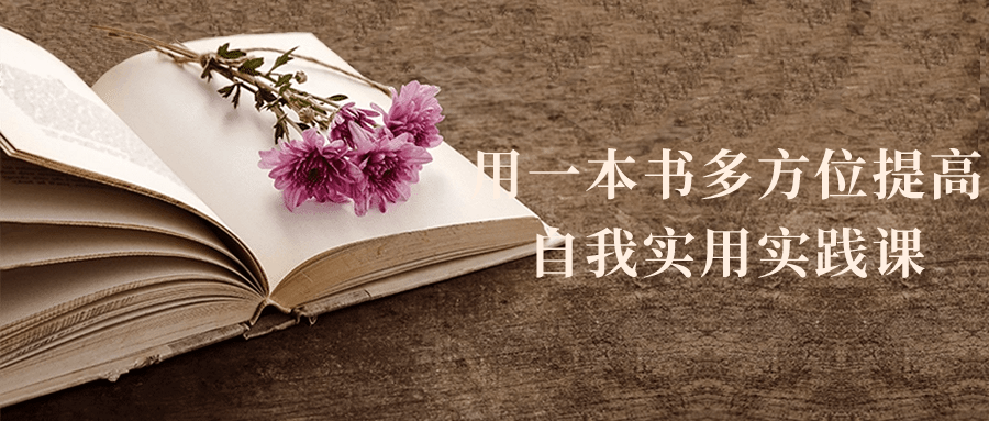 用一本书多方位提高自我实用实践课-副业心选