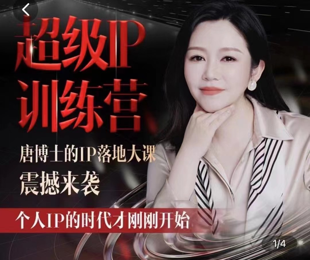 唐博士的IP大课超级IP训练营-副业心选