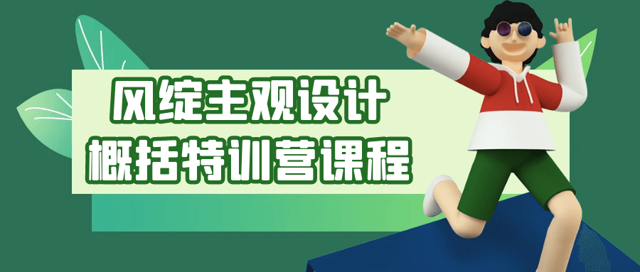 风绽主观设计概括特训营课程 - 副业心选-副业心选