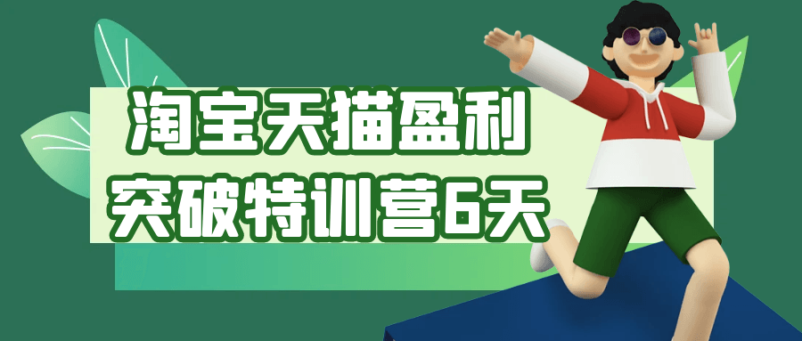 淘宝天猫盈利突破特训营6天 - 副业心选-副业心选