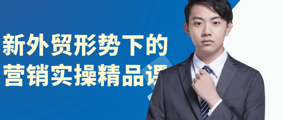 新外贸形势下的营销实操精品课-副业心选