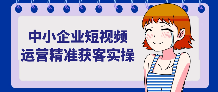 中小企业短视频运营精准获客实操-副业心选