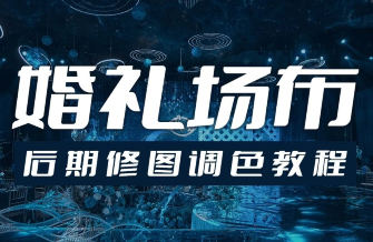 青岛世平婚礼场布后期修图调色教程-副业心选