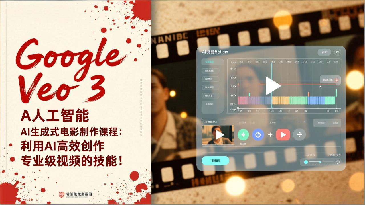 Google Veo 3人工智能AI生成式电影制作课程：利用AI高效创作专业级视频的技能！-副业心选