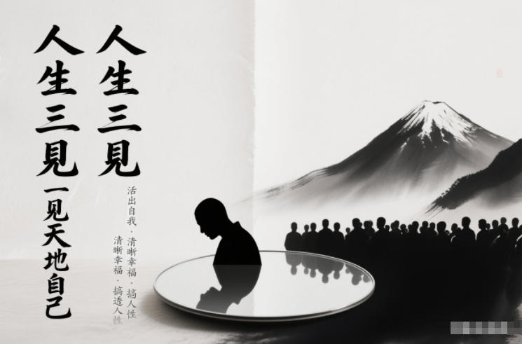 人生三见一见天地见众生见自己，活出自我拥有清晰幸福人生，搞透人性-副业心选