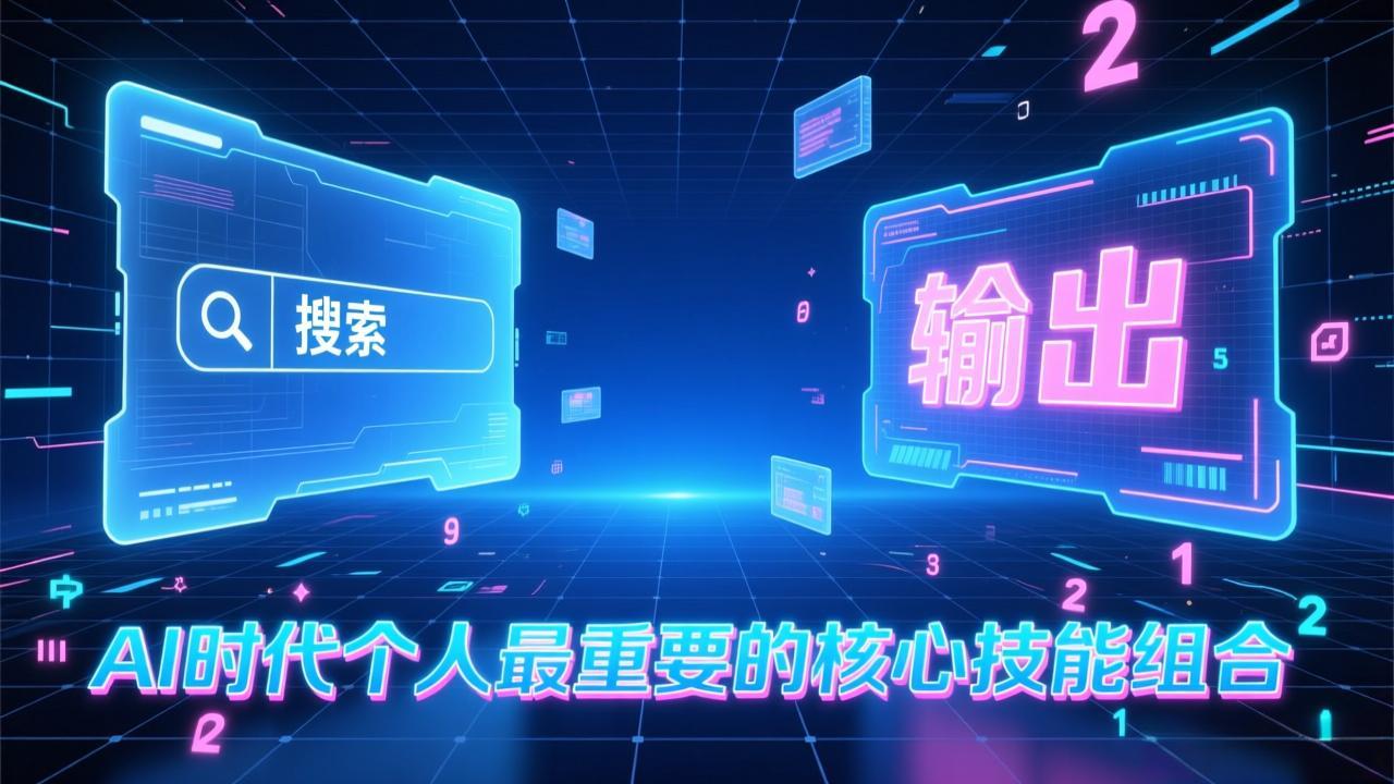 付费文章：AI时代个人最重要的核心技能组合：“输出能力”和“搜索能力”-副业心选
