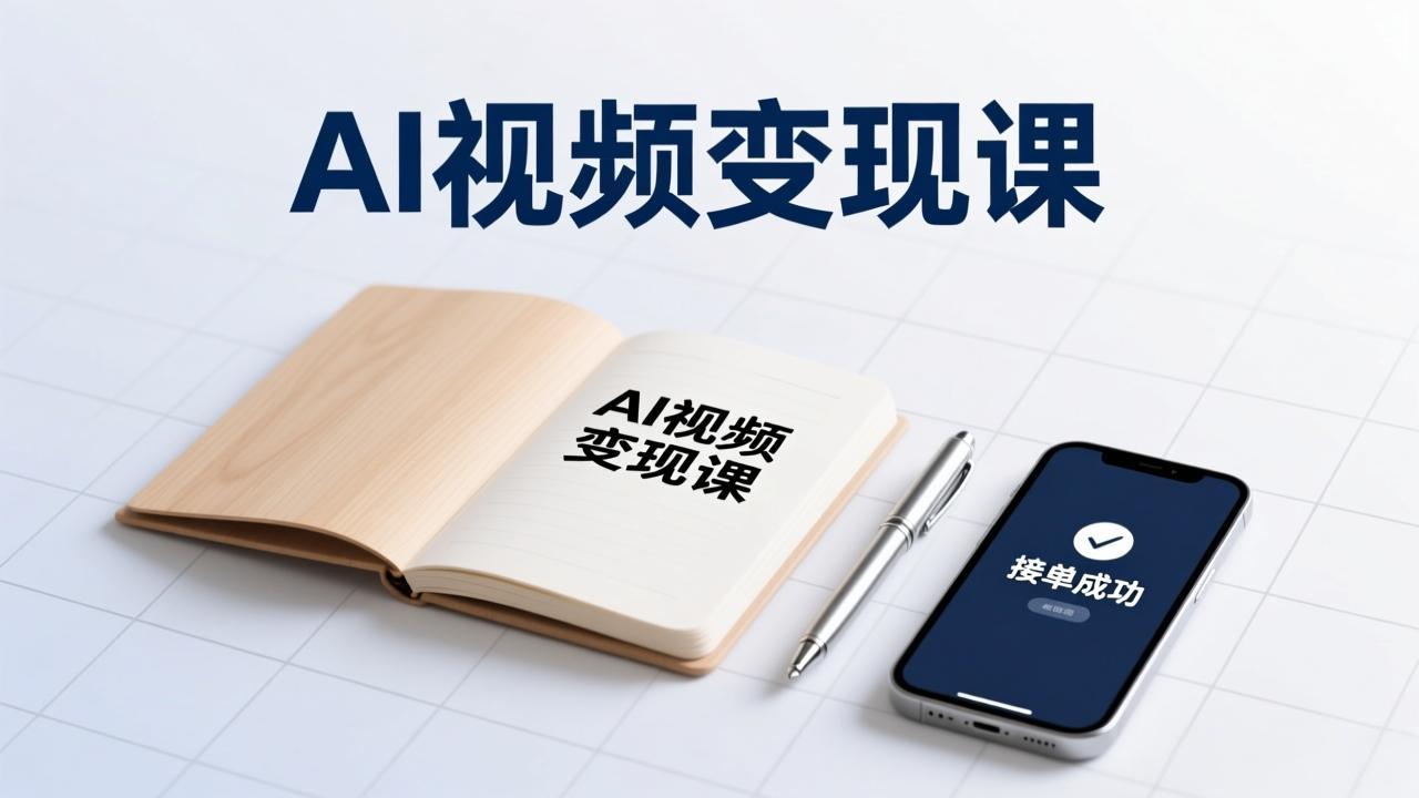 AI视频变现课，学完即可创作短片、接商单，实现副业增收，单项目报价可达千元-副业心选
