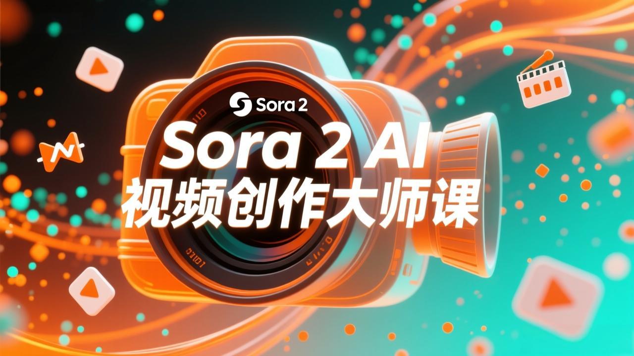 如何利用Sora 2创建流行AI人工智能视频大师班教程：掌握创作全流程，产出百万播放内容-副业心选