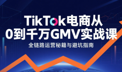 三千老师·TikTok电商从0到千万GMV实战课(更新)-副业心选