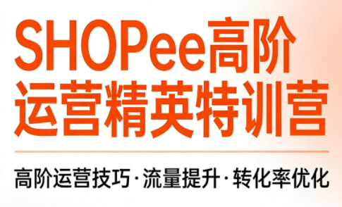 梦凡老师·Shopee虾皮高阶运营课程-副业心选
