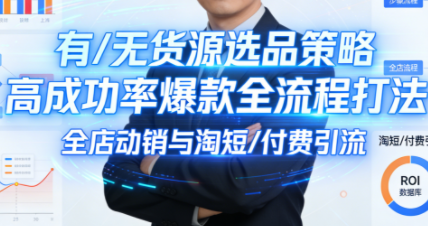 子鹏讲电商·淘宝私家班(更新2026)-副业心选