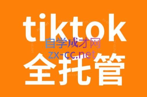 TikTok跨境电商全托管运营模式精品课-副业心选