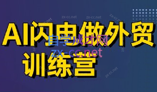 大卫·AI闪电做外贸训练营(更新6月)-副业心选