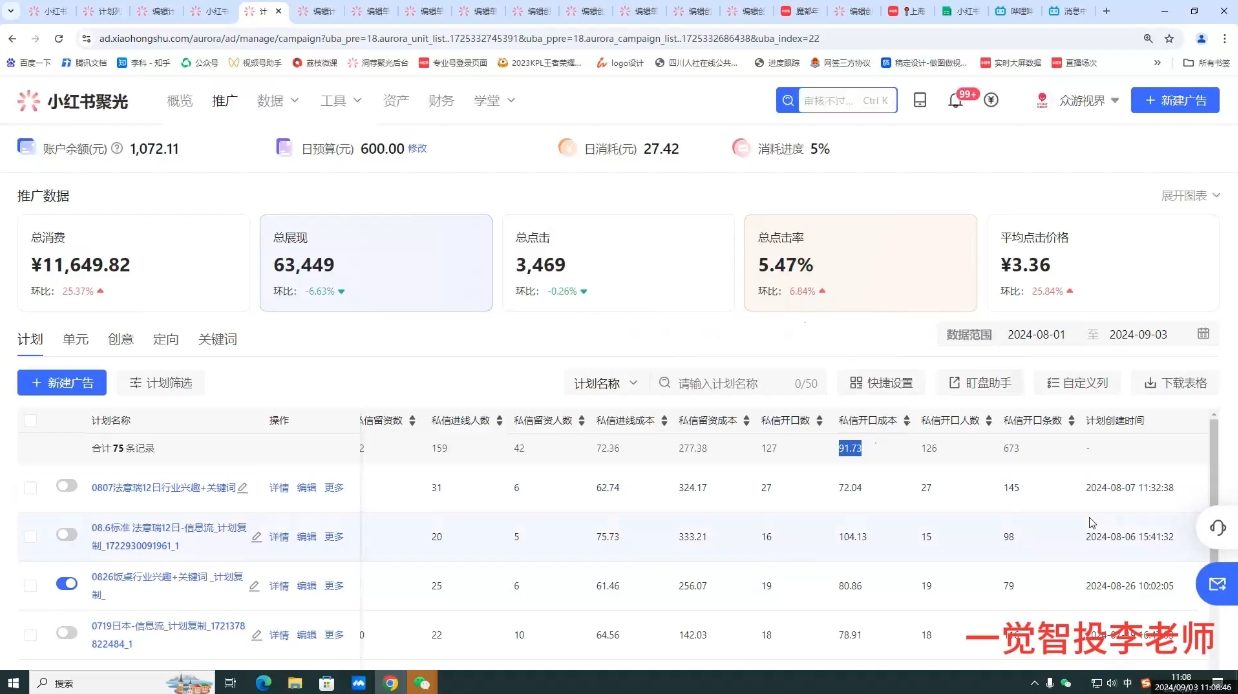 李老师·小红书运营投流，0基础实战教学-副业心选