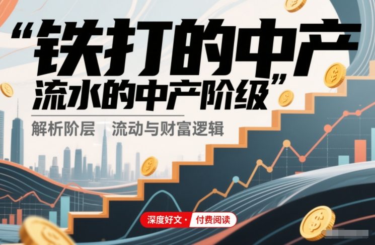 付费文章：铁打的中产，流水的中产阶级-副业心选