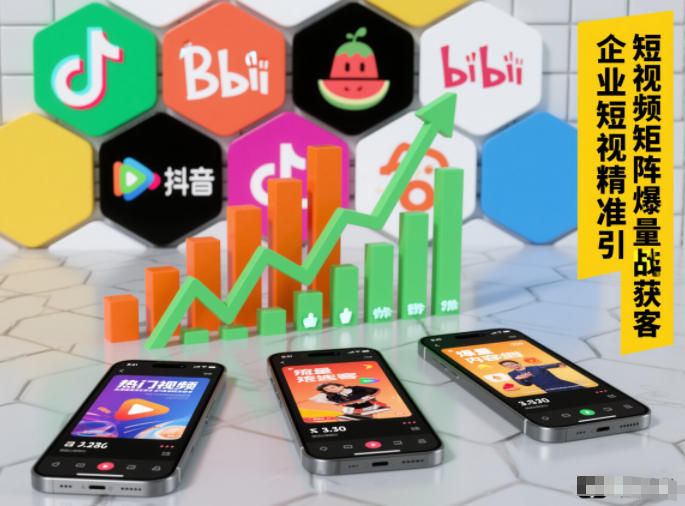 企业短视频精准引流矩阵获客，短视频矩阵爆量战法 - 副业心选-副业心选
