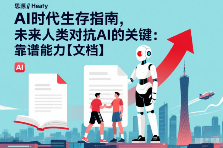 AI时代生存指南，未来人类对抗AI的关键：靠谱能力【文档】-副业心选