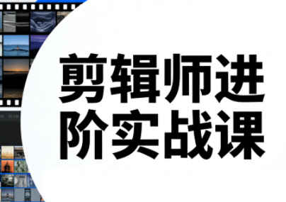 剪辑师进阶实战课(更新23年-25年)-副业心选