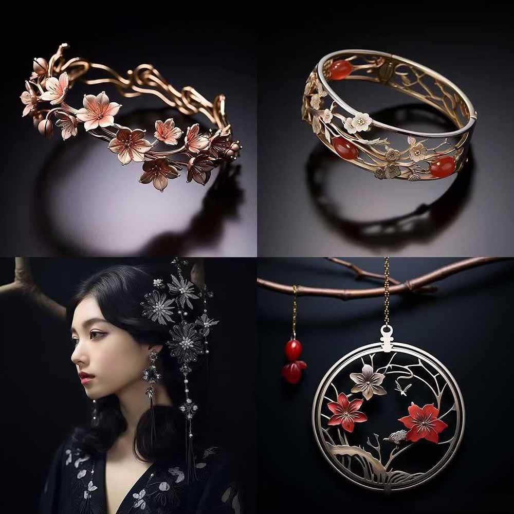 图片[6]-463个Midjourney珠宝摄影提示词：覆盖全品类珠宝，AI设计秒出专业效果 - 副业心选-副业心选