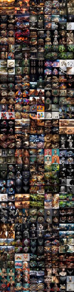 图片[4]-460+专业Midjourney珠宝摄影AI提示词戒指，项链-耳环-手链-宝石等，立即开始创作珠宝艺术 - 副业心选-副业心选