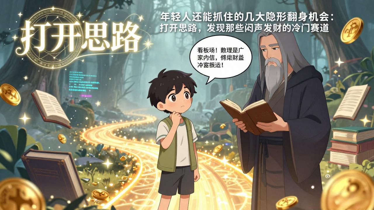 付费文1+2：年轻人还能抓住的几大隐形翻身机会：打开思路，发现那些闷声发财的冷门赛道-副业心选