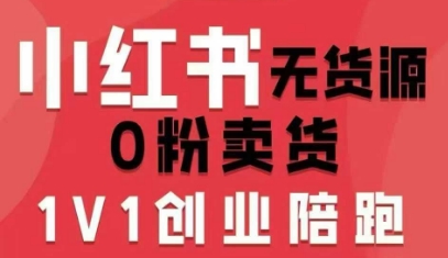小红书无货源0粉电商课，开店准备、选品策略、笔记撰写、视频剪辑、数据分析、账号打造、资料文档(更新26年3月)-副业心选