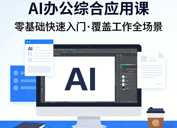 AI办公综合应用课，零基础快速入门，覆盖了工作中各种应用场景-副业心选