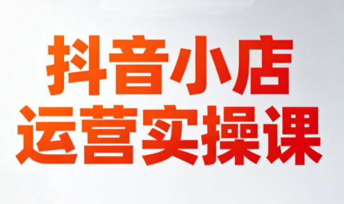 李老师·抖音小店运营实操课(更新2026)-副业心选
