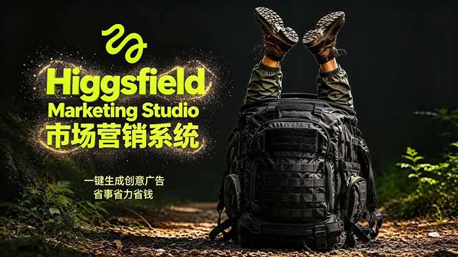 AI广告工作流实战：从脚本到画面用Higgsfield完成，商家也能做品牌视频，省万元成本！附提示词-副业心选