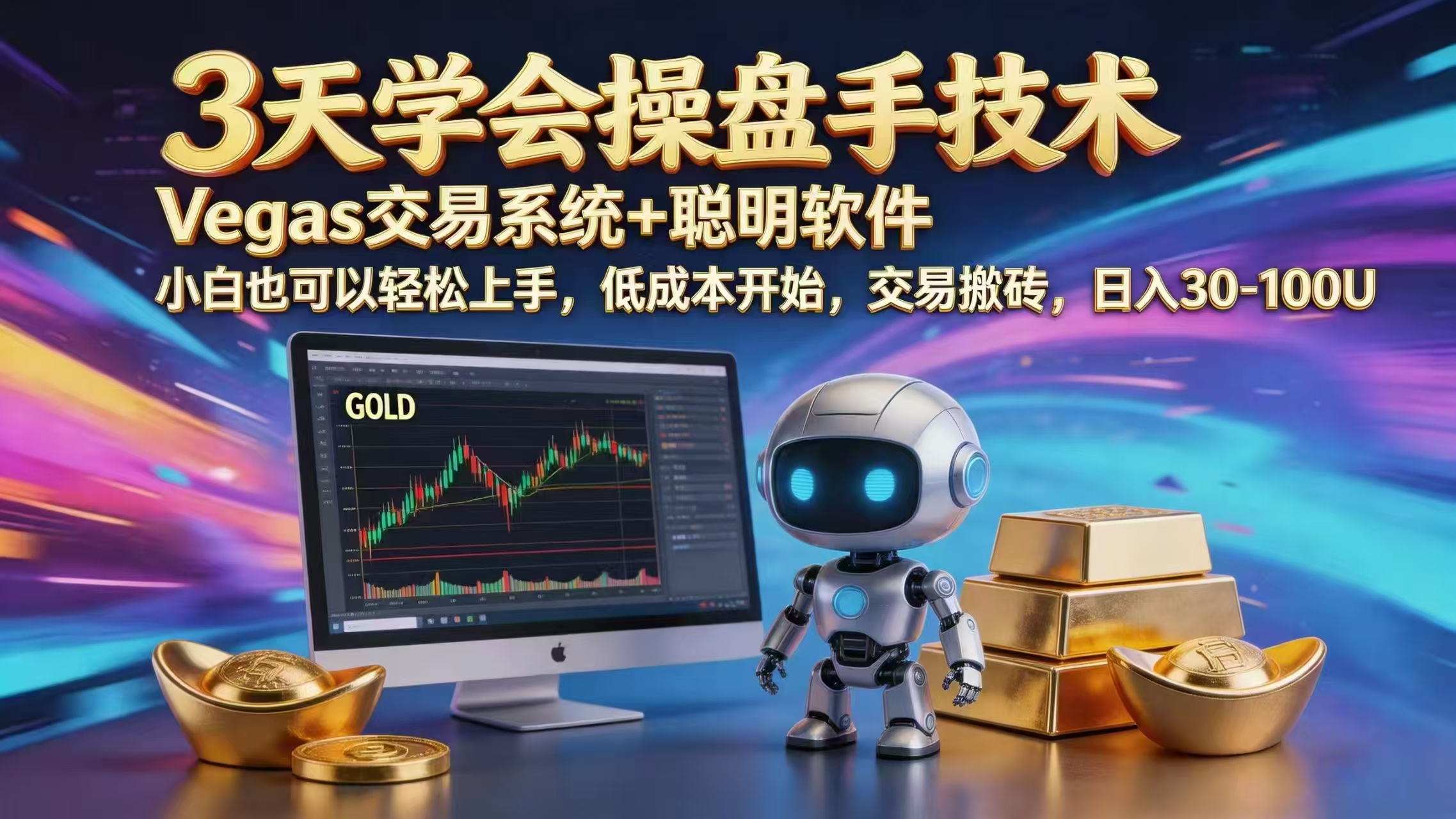 三天学会操盘手技术，vegas技术+聪明软件，小白也可以轻松上手，日入1000+-副业心选