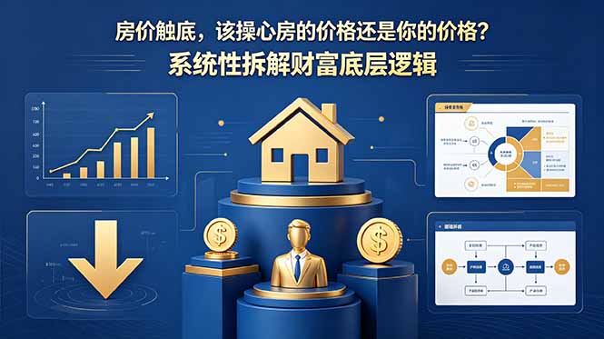 付费文章：房价触底，该操心房的价格还是你的价格？系统性拆解财富底层逻辑-副业心选