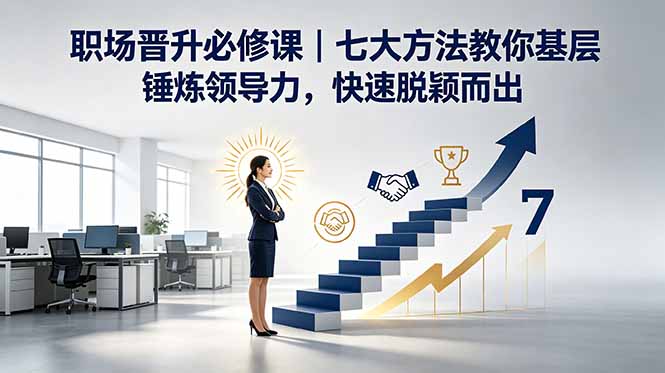 付费文章：职场晋升必修课｜七大方法教你基层锤炼领导力，快速脱颖而出-副业心选