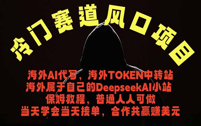 冷门赛道风口项目 海外AI代写！0成本运作完全免费！当天注册当天接单，接单接到手抽筋，无脑…-副业心选
