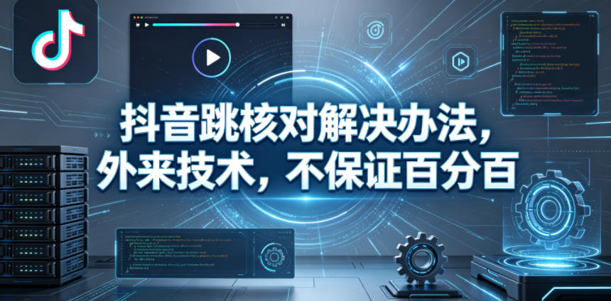 抖音跳核对解决办法，外来技术，不保证百分百-副业心选