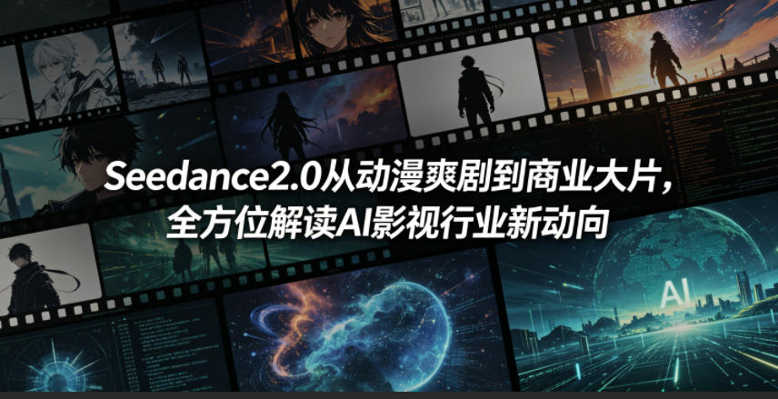 Seedance2.0从动漫爽剧到商业大片，全方位解读AI影视行业新动向-副业心选