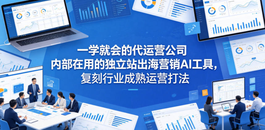 一学就会的代运营公司内部在用的独立站出海营销AI工具，复刻行业成熟运营打法-副业心选