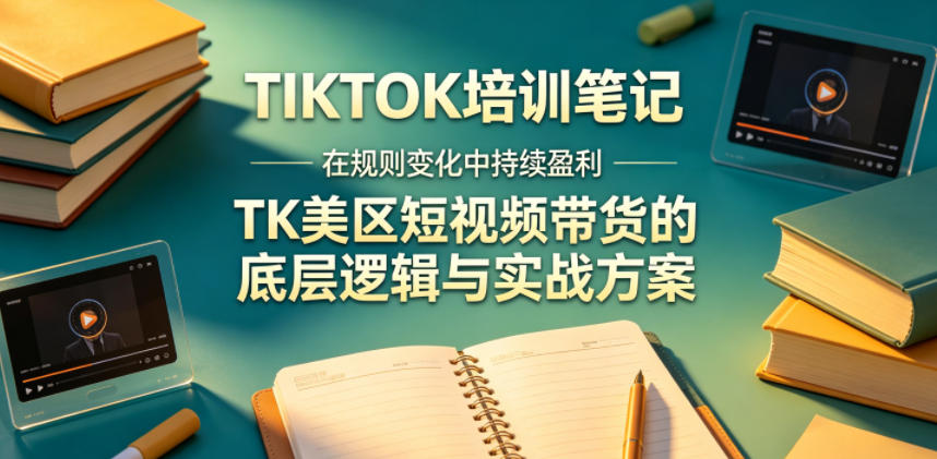 视界跨境TIKTOK4月17培训笔记，在规则变化中持续盈利，TK美区短视频带货的底层逻辑与实战方案【文档】-副业心选