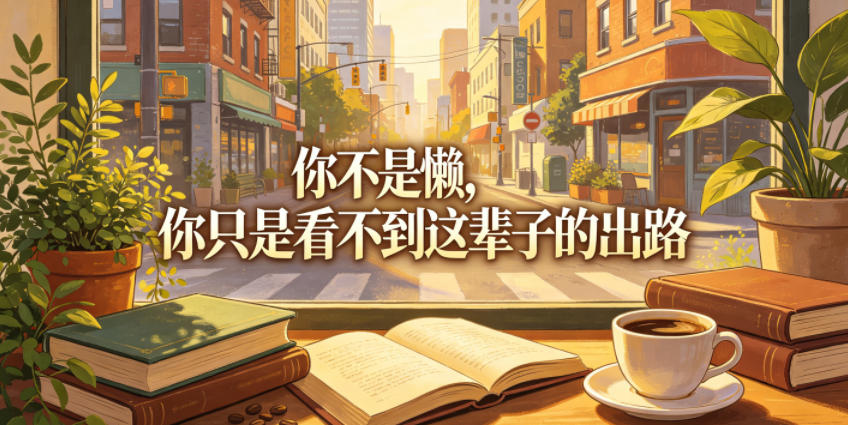 付费文章：你不是懒，你只是看不到这辈子的出路-副业心选